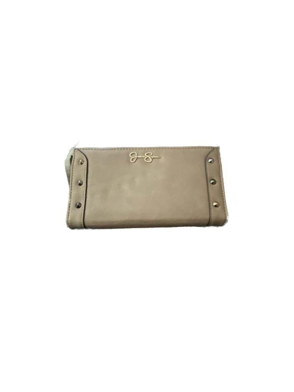 Jessica Simpson Tan Studded Bifold Wallet